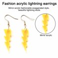thumbnail image 3 of Lightning earrings, fashion exaggerated long earrings, 3 of 5