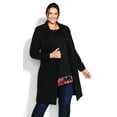 thumbnail image 3 of Avenue Women's Plus Size Elsa Print Round Neckline Long Sleeves Tunic Top, 3 of 5