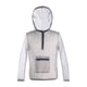 thumbnail image 1 of Chaqueta de apicultor, abrigo con gorro y bolsillos con cremallera, traje suave ventilado. SG, 1 of 9