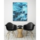 40x30cm Bleu Vie de la Mer Citation Affiche Impression Nordique Maison Déco Art Toile Peinture Pas Encadrée – image 5 sur 6