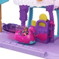 thumbnail image 2 of Polly Pocket Pollyville Flamingo Fun Car Wash, 2 Micro Dolls, 4 & Up, 2 of 6
