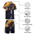 thumbnail image 3 of Game of Thrones Boys Short Sleeve T-Shirt And Shorts Outfit Set Activewear Mesh Short Set for Kids, 3 of 7