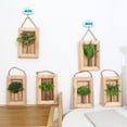 thumbnail image 4 of Ludlz Wall Hanging Planter Succulent , Decorative Freestanding Mount Holder for Air Plants,Artificial Succulent Beautiful Realistic Cute Wall Hanging Potted Simulation Succulent for Indoor, 4 of 8