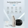 thumbnail image 3 of Lansion Personal Sound Amplifiers, Hearing Digital Amplifiers Rechargeable for Seniors with Portable Charging Case, 1 Pair, 3 of 10
