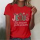 thumbnail image 1 of Fiudx Liquidación de Ahorros de Verano Mujer Verano Ocio Moda Estampado de Flores Cuello Redondo Manga Corta Top/Camisa, 1 of 4