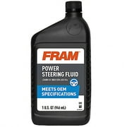 FRAM Chemicals FRAM Power Steering Fluid, 1 quart bottle, sold by bottle