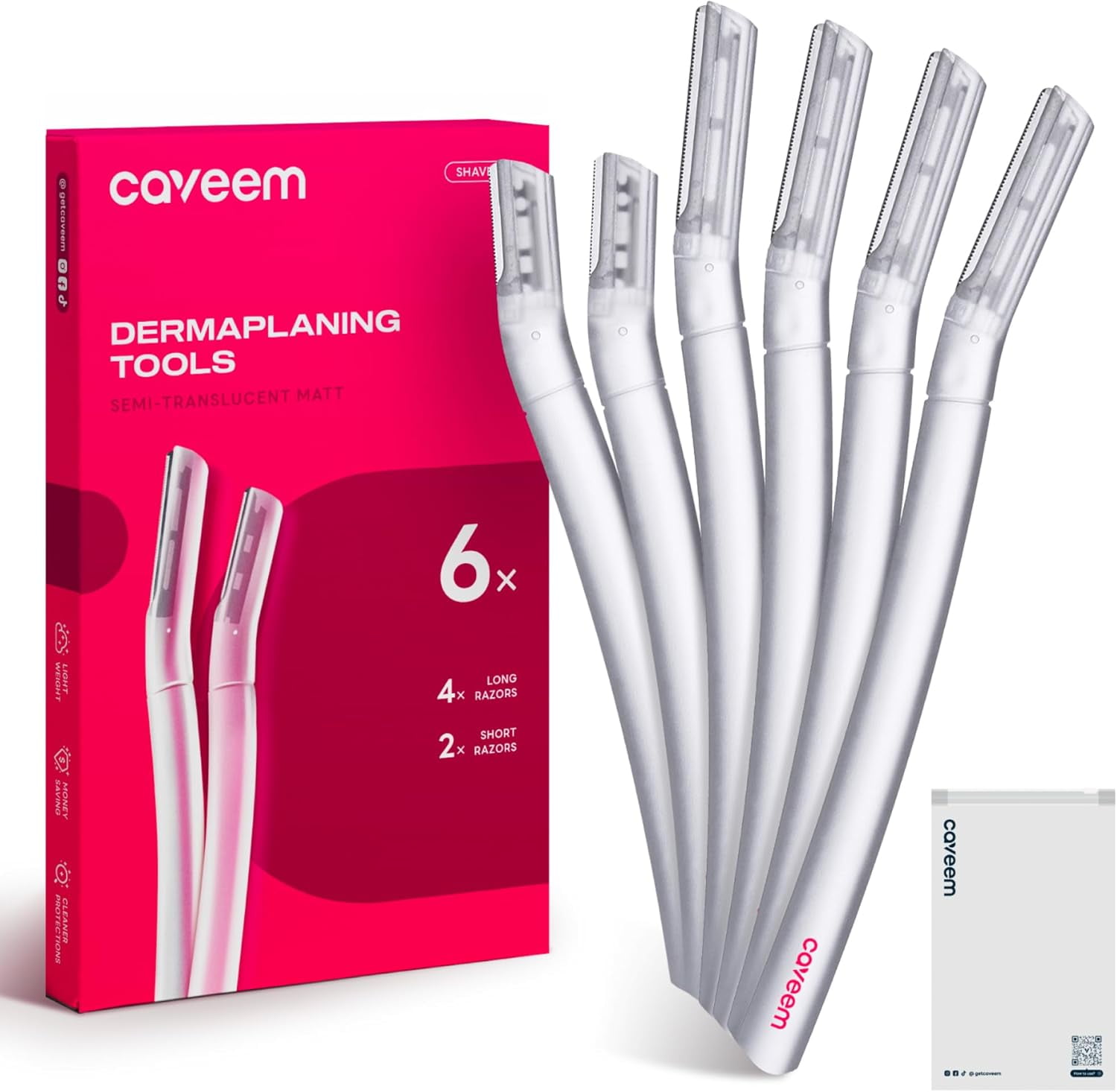 Nylea 6-Pack Women's Eyebrow Razor Trimmer | Extra Precision