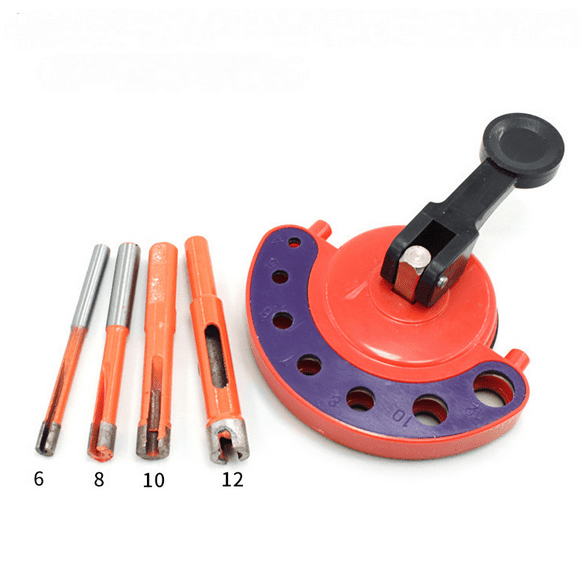 Glass Tile Drill Bit Perforated Guide 4-12mm Drill Bit Locator Drill Bit Glass Tile Hole Saw
