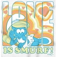 thumbnail image 2 of Vintage Smurfette Love is Smurf Zip Hoodie Sweatshirt Women Brisco Brands M, 2 of 5