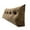 Coffee, variant on Triangular Headboard Pillow Backrest Cushion, Wedge Reading Support Pillow with Side Pocket for Bed, Sofa and Daybed(Orange,60x50cm)