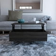 Lift Top Coffee Table, Four Legs Espresso
