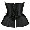 thumbnail image 3 of Grebrafan Corset Halloween Party Floral Pleated Trim Bustier Red 3XL, 3 of 5