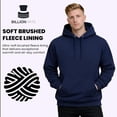 thumbnail image 3 of BILLIONHATS 3 Pack Mens Hoodie Sweatshirts, Cotton Blend, Bulk Adults Hoodies Sweatshirt, 3 of 6