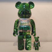 Green Leaf Forest Bearbrick 400%+100% myfirstbaby Set Advanced Edition Block Bear Gift Doll