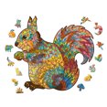 thumbnail image 1 of Wooden Puzzles for Adults Squirrel Animal Shape Magic Wooden Jigsaw Puzzle Difficult Irregular Wooden Puzzles, 1 of 5