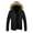 Black, variant on Winter Warm Puffer Jacket for Men Puffer Coat Hoodies Waterproof Parka jacket Warm Thicken Ski Coat Hooded Padded Coat Plus Size Bomber Down Jacket