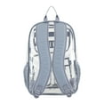 thumbnail image 5 of Eastsport Unisex Pro Cargo Clear 17" Backpack, Cool Grey, 5 of 8