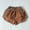 Brown, variant on Kids Active Shorts Loose Fit Coffee Shorts High Waisted Outfits for Girls 1-2 Years