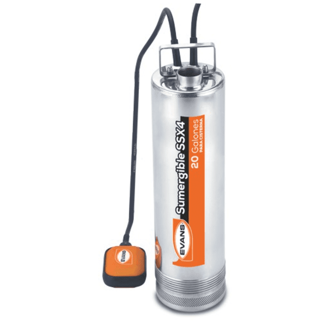 Bomba Para Cisterna 1.5Hp EVANS SSX4ME150G2-FI negro 1
