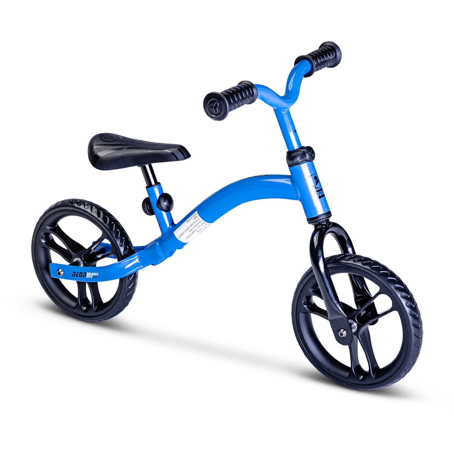 Adjustable height Balance Bike Easy learning BLUE Wide Wheels 
