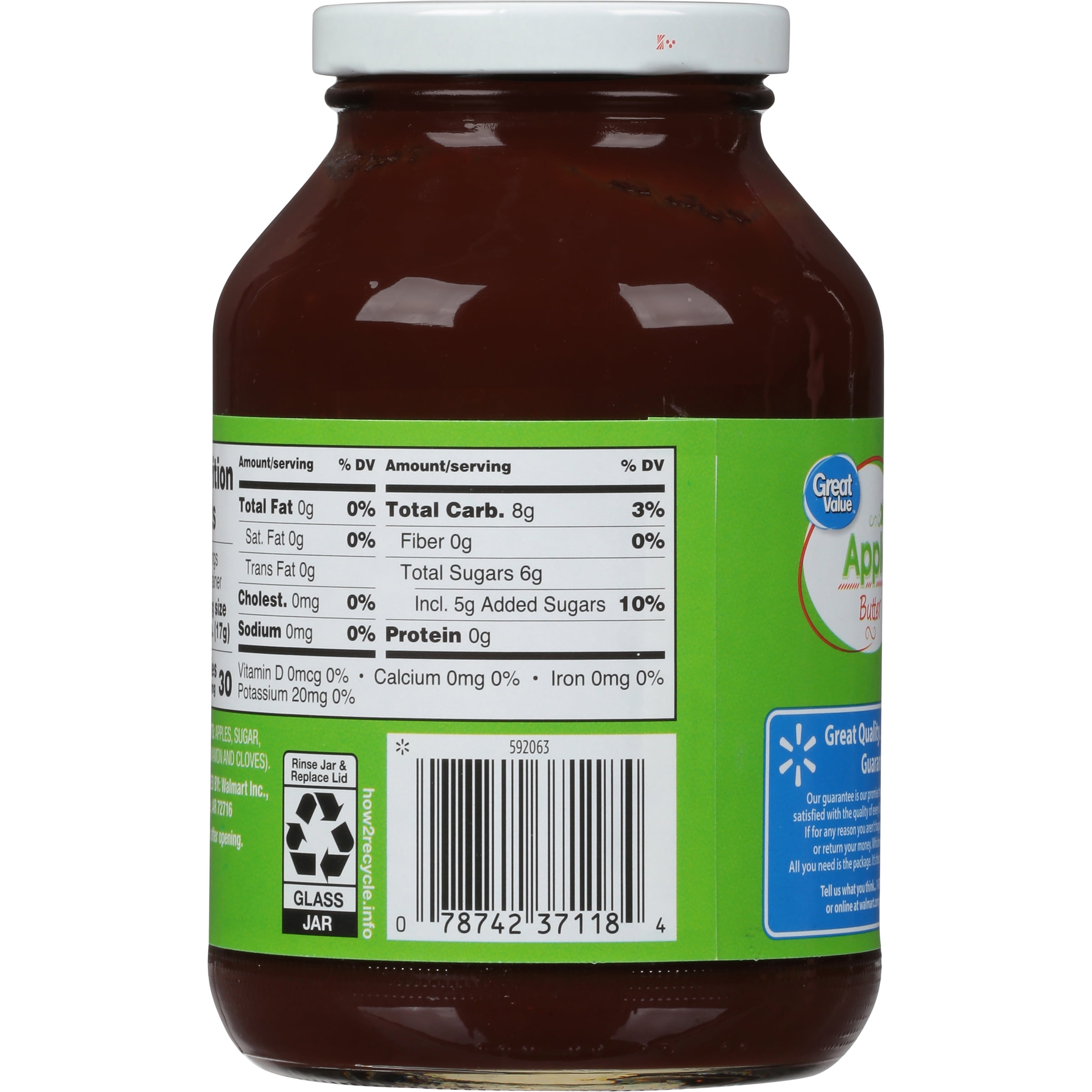 Great Value Premium Apple Butter, 28 oz