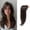 Brown, variant on Hair Topper with Bangs for Women, 3D 360° Coverage Clip In Hair Piece, Natural Looking Fluffy Synthetic Topper for Thinning Hair and Daily Volume Enhancement(Brown,One Size)