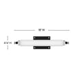 thumbnail image 6 of Rollins - Light Black And Chrome Multi Color Industrial / Transitional - LED Steel Wall Sconce, 6 of 10