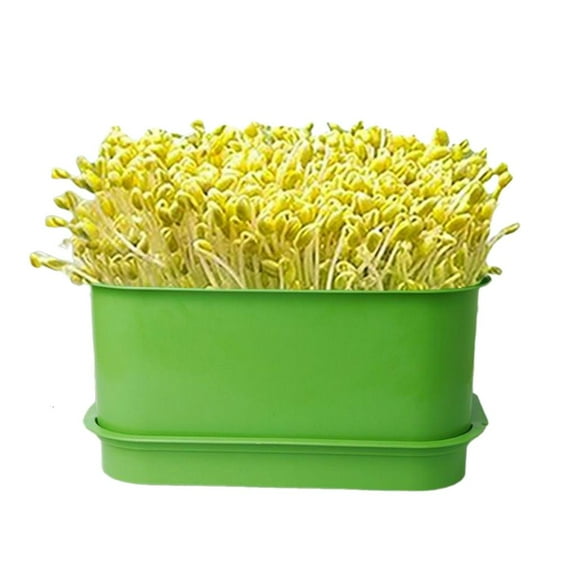 YIEMEEN Sprout Growing Kits Bean Sprout Tray Sprouting Tray for Mung Wheatgrass Indoor Garden Nutritious Growing Container