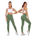 thumbnail image 2 of VASLANDA Women's High Waist Yoga Scrunch Leggings With Side Pockets Tummy Control Workout Running Pants Sports Tights Gym Fitness Athletic Pants, 2 of 6