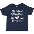 thumbnail image 3 of Inktastic My Great Grandma Loves Me Heart Great Grandchild Boys or Girls Toddler T-Shirt, 3 of 5