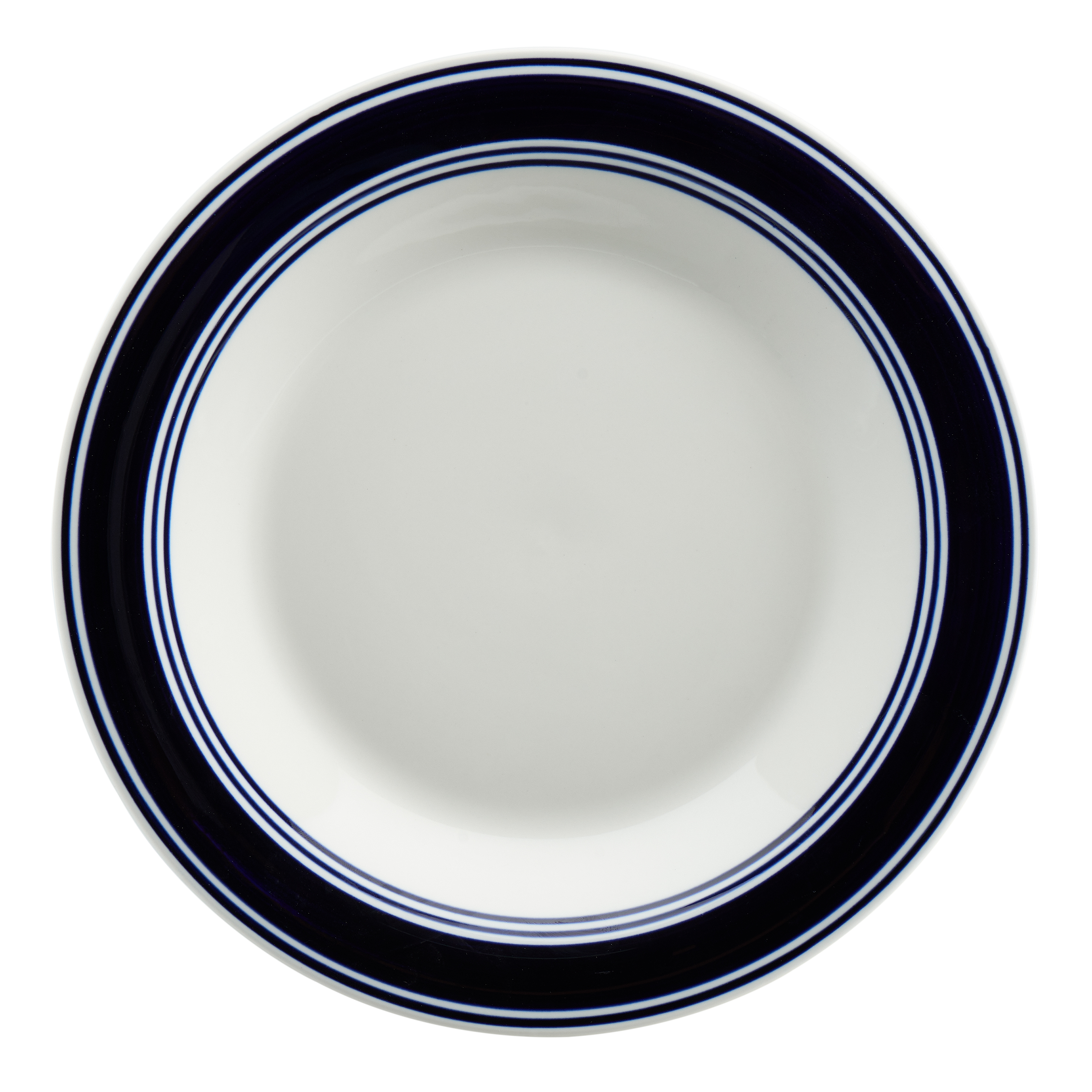 Mainstays Blue Banded 12-Piece Stoneware Dinnerware Set - image 5 of 6