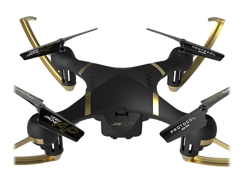 Black/Gold NEW Protocol 6182-5NXB VideoDrone AP Drone with Remote Controller 