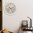 thumbnail image 3 of Reloj de pared Reloj De Pared Con Pantalla De Temperatura Y Humedad Para Decoración De Dormitorio De Cocina Beige Magideal Reloj de pared, 3 of 7