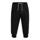 thumbnail image 3 of Pantalones cortos casuales de algodón qucoqpe para hombre, pantalones capri 3/4 para correr, transpirables, por debajo de la rodilla, con dos bolsillos, 3 of 5