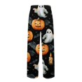 thumbnail image 5 of ASDFVBKG Mens Halloween Pyjama Jogger Pattern Loose Lounge Sleepwear Leisure Pajama Pant Black XL, 5 of 7