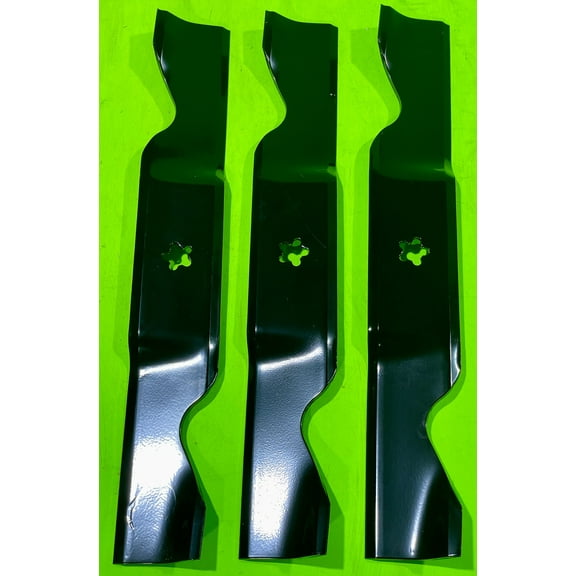 54" Husqvarna/AYP/Poulan/Craftsman High Lift Blades Replaces 187254, 187256, 532187254, 532187256, 195072 (3 Blades)