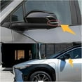 thumbnail image 3 of Black Car Side Mirror Cap Compatible For Toyota BZ4X 2023 2024 2025 Rear View Mirror Lid Shell Rearview Cover Lid(Black Left Side), 3 of 5