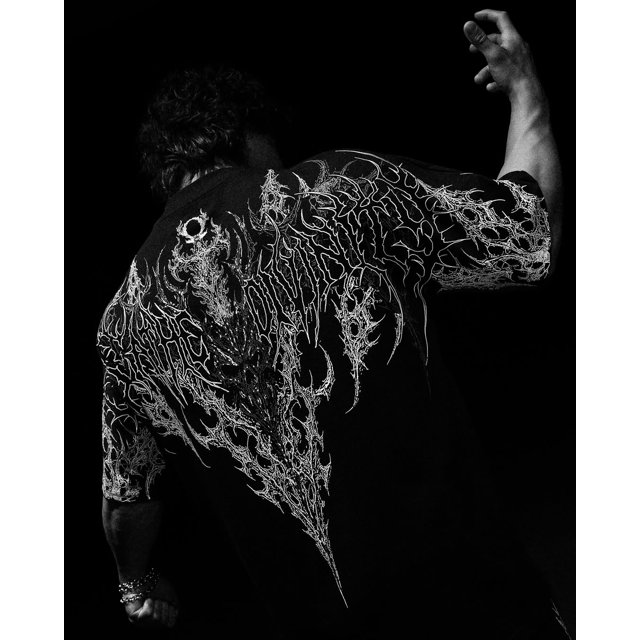 Breathedivinity nueva moda cráneo gimnasio camisa hombres mujeres Hip hop Oversize estilo oscuro moda Top América calle Retro manga corta