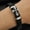 Black-, variant on 1pc Vintage-Inspired Cross Bracelet - Handwoven Black Faux Leather with Metallic Alloy Cross Pendant, Durable & Stylish Men'S Accessory for Casual Attire, Vintage Jewelry,Black-