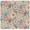 thumbnail image 2 of SAFAVIEH Bellagio Nita Floral Area Rug, Gray/Pink, 6' x 6' Square, 2 of 11