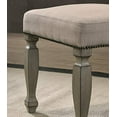 thumbnail image 5 of Roundhill Furniture Banc à Clous Rembourré Breda, Gris Antique, 5 of 5