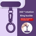 thumbnail image 5 of Zinc Alloy Phone Tether Tab with Double Spring Buckle, 360° Rotation Anti-Entanglement for Cellphone Use, 5 of 8