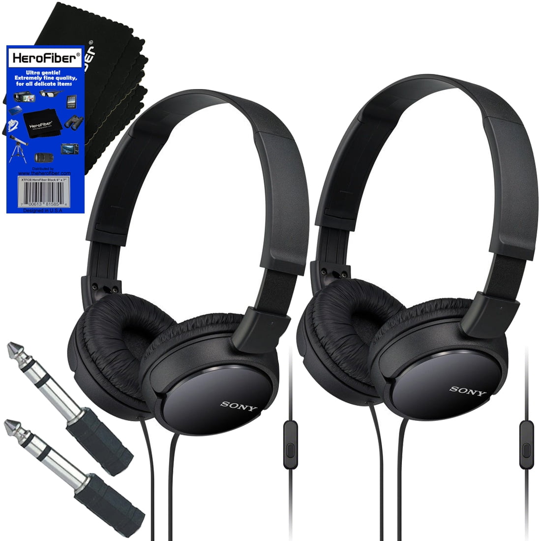 Sony MDRZX110AP ZX Series Extra Bass Smartphone Headset with Mic (Black ...