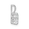 thumbnail image 2 of Auriga Fine Jewelry 14K White Gold LG Diamond 1 ct Oval 4 Prong Pendant for Women (Clarity- VS, Color- DEF), 2 of 6