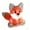 Orange, variant on 10.5'' Fox Soft Plush Toy, Creative Night Light Lovely LED Fox Stuffed Animal, Gifts for Kids on Christmas Birthday Valentines Festivals(Blue)