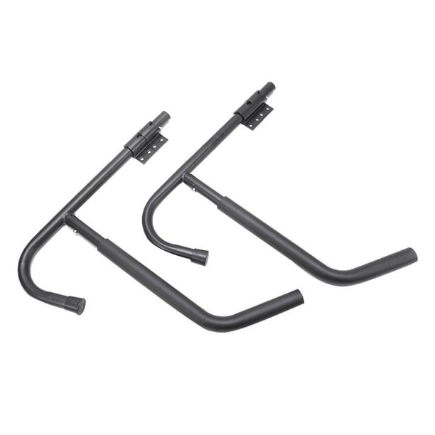 Soidarity Paquete de 2 estantes para Kayak, tabla de surf plegable montada en la pared, soporte para canoa de remo, colgador de 90 grados para Deportes acuáticos