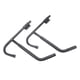 thumbnail image 1 of Soidarity Paquete de 2 estantes para Kayak, tabla de surf plegable montada en la pared, soporte para canoa de remo, colgador de 90 grados para Deportes acuáticos, 1 of 6