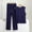 Navy, variant on Men's Sleeveless Vest Pajama Set Crewneck Tank Top with Wide Leg Long Pants Comfortable Loungewear Sleepwear 2 Piece for Men Big Size 3XL-6XL Navy