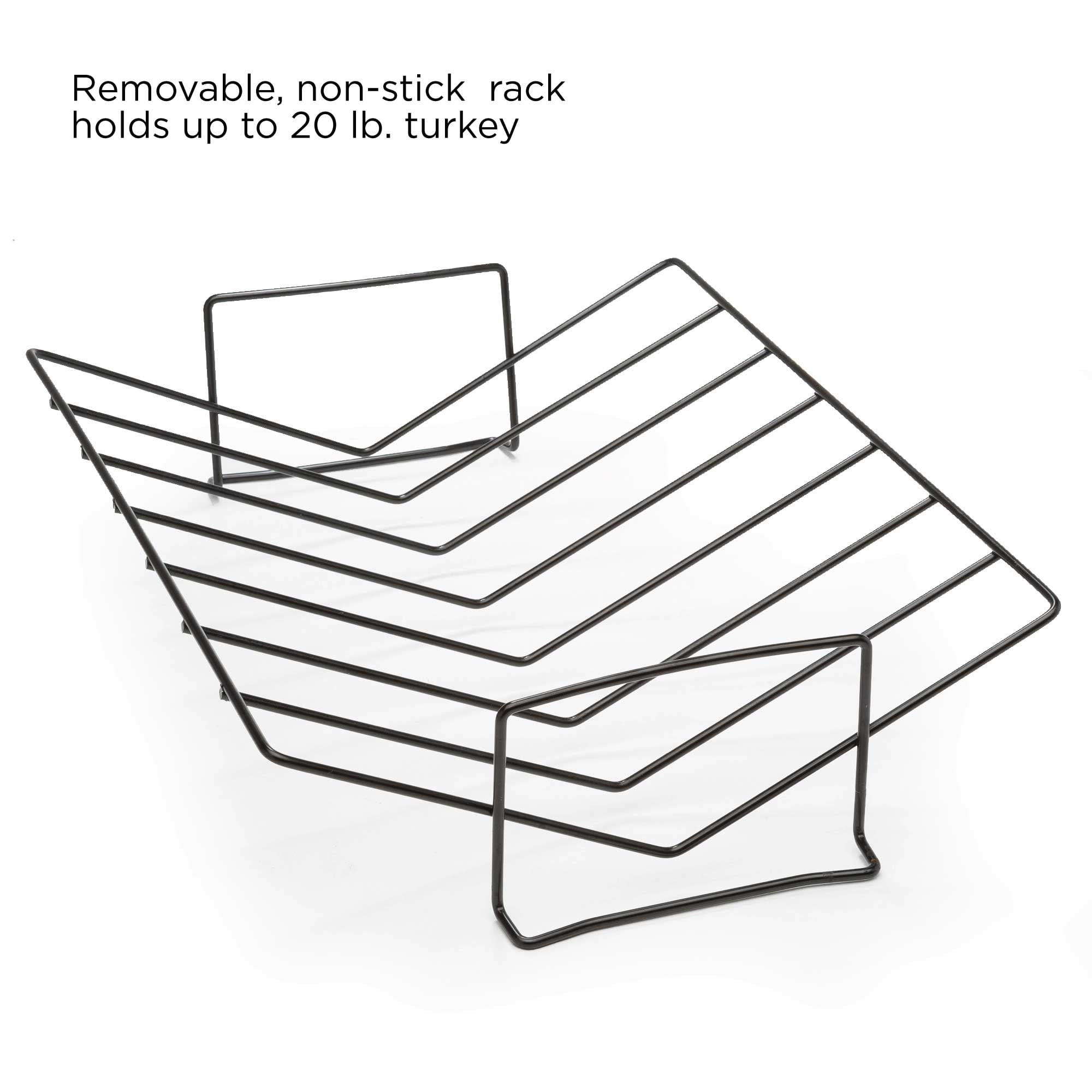 17 x 12.5 Rectangular Roaster with Nonstick Rack – Anolon