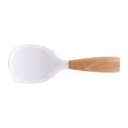 thumbnail image 1 of Chenmei Short Wooden Handle Silicone Spatula Multifunction Spatula Cooking Spoon Silicone Spoon with Wooden Handle Heat Insulation Heat Spoons for Rice Cooker, 1 of 7